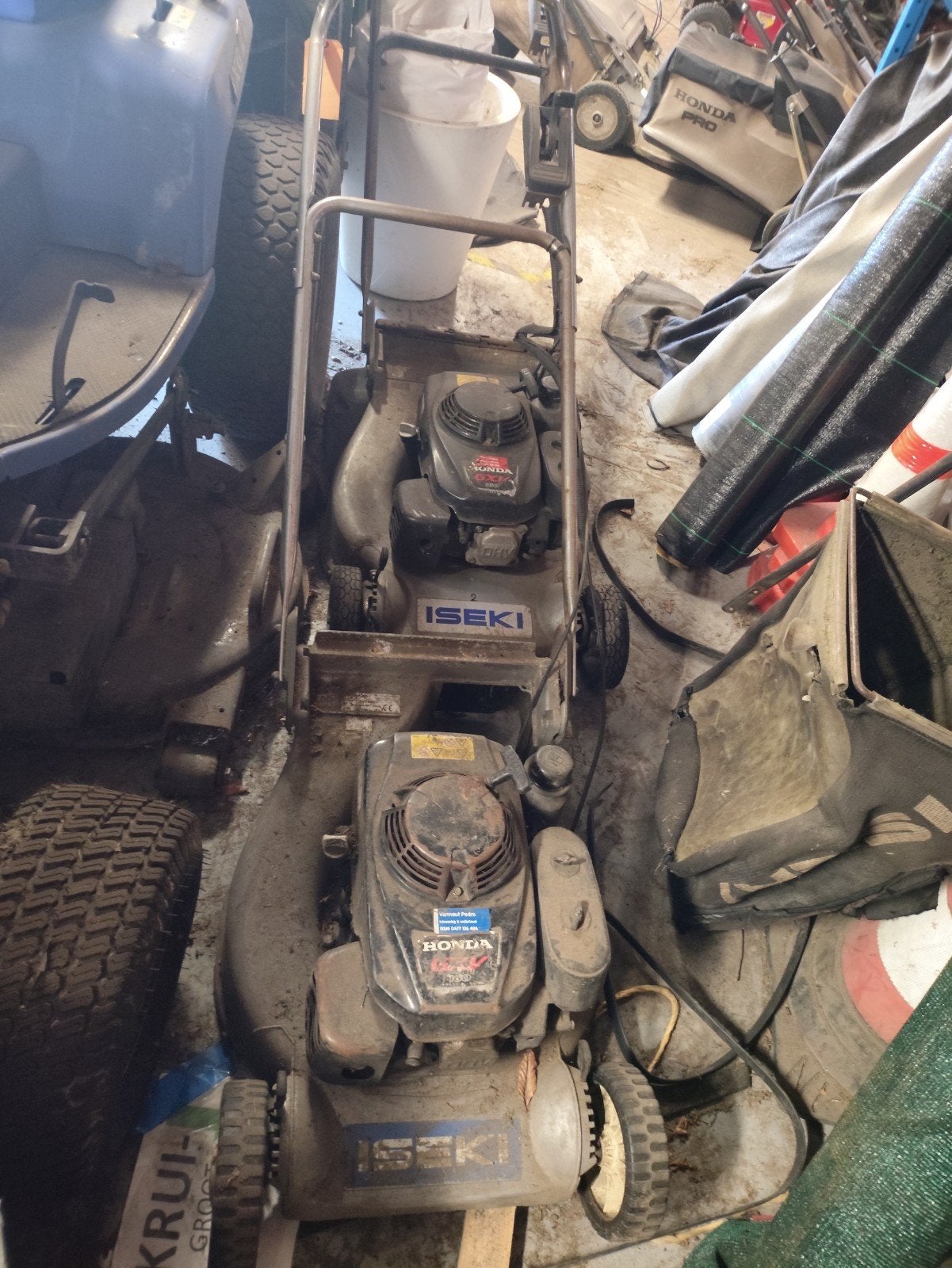 4 werkende okazi motoren van grasmachines, Tuin en Terras, Ophalen