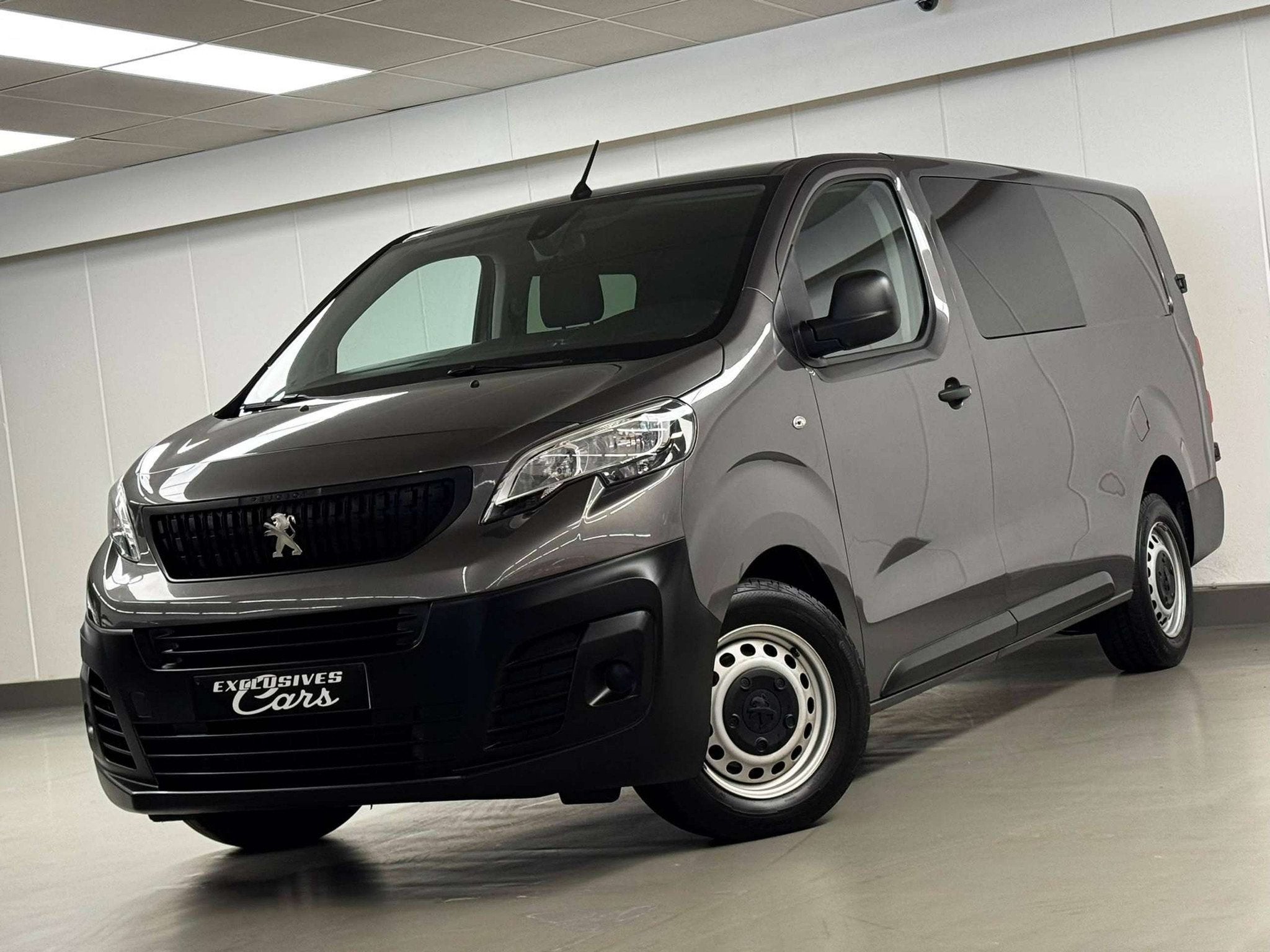 Peugeot Expert 2.0HDI 145CV LONG CHASSIS DOUBLE CABINE 6 PLA, Autos, Argent ou Gris, Euro 6, Entreprise, Boîte manuelle