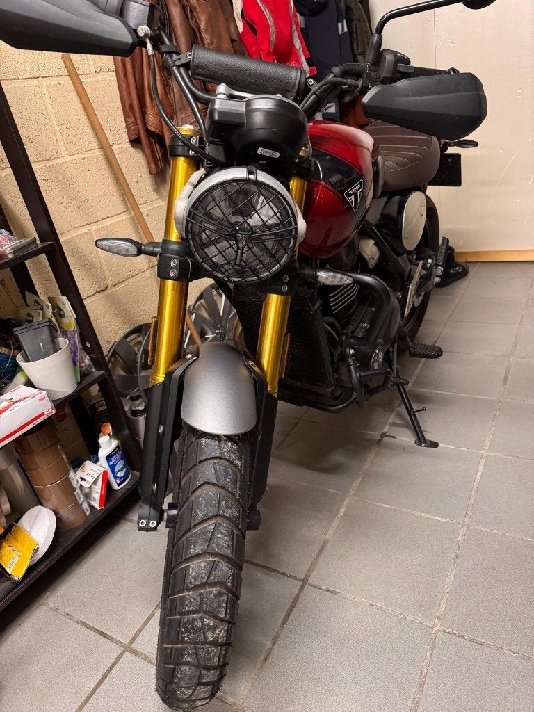 Triumph Scrambler 400X, 2024, 6392km, Motoren, Gebruikt, Particulier, Overig, Minimaal motorrijbewijs A2