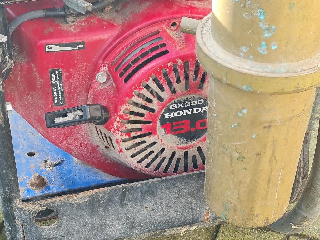 hoge drukreiniger op benzine, Jardin & Terrasse, Nettoyeurs haute pression, Honda, Enlèvement, Utilisé, Avec pression d'eau réglable