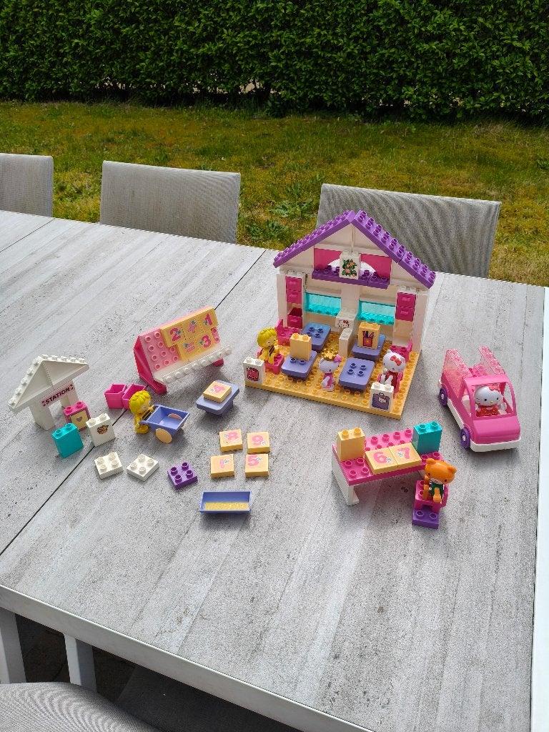 De nombreux blocs Unico Plus Hello Kitty et Maya the Bee, Enlèvement ou Envoi, Utilisé, Autres marques
