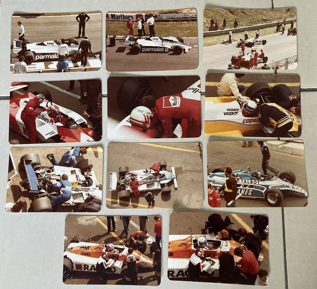 Lot 11 photos Grand Prix de Belgique Formule 1 Zolder 1982, Envoi, Utilisé, ForTwo