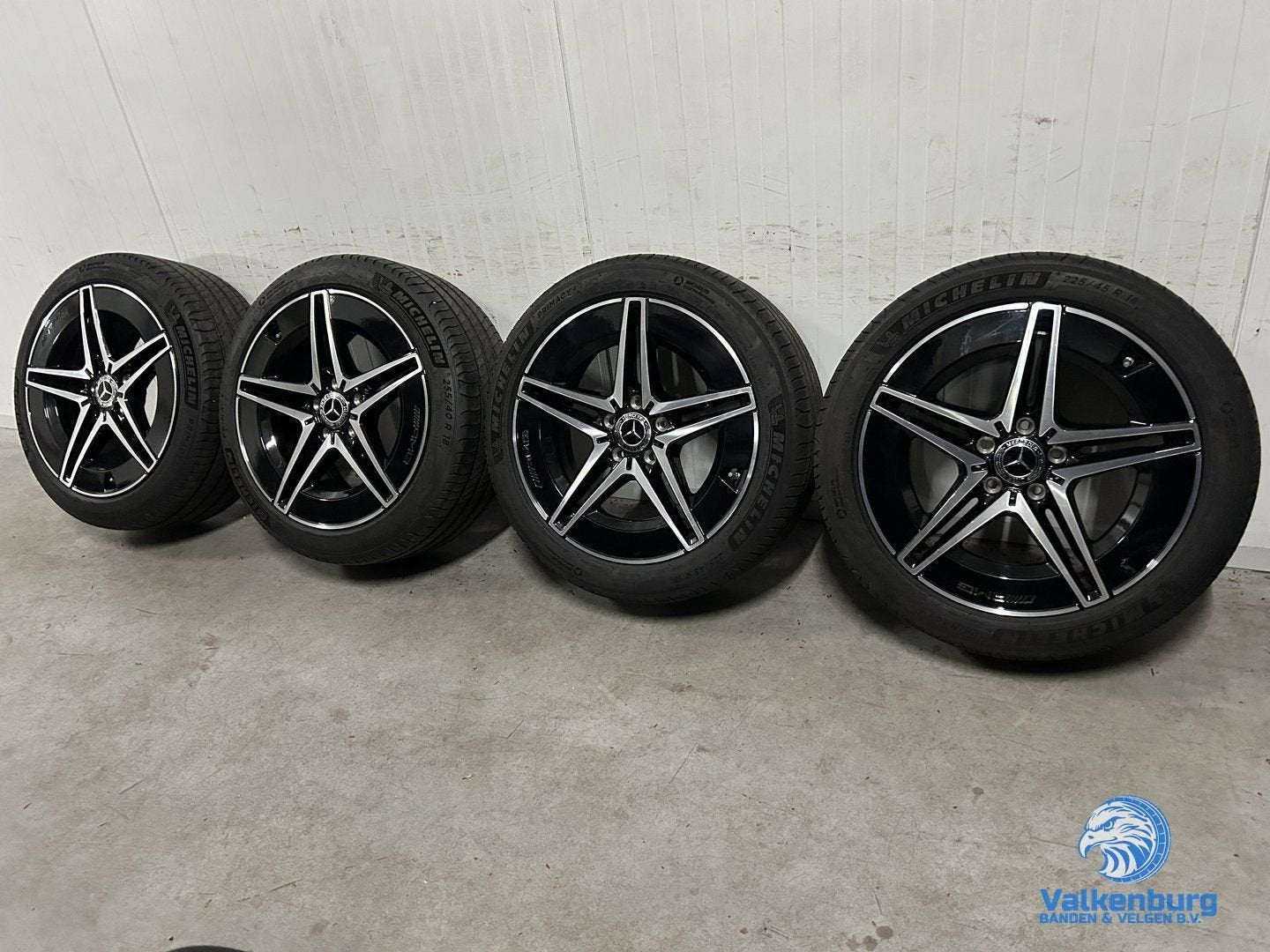 6-7mm! Originele Mercedes AMG C300E Hybrid W206 18 inch bree, 18 inch, Gebruikt, -, -