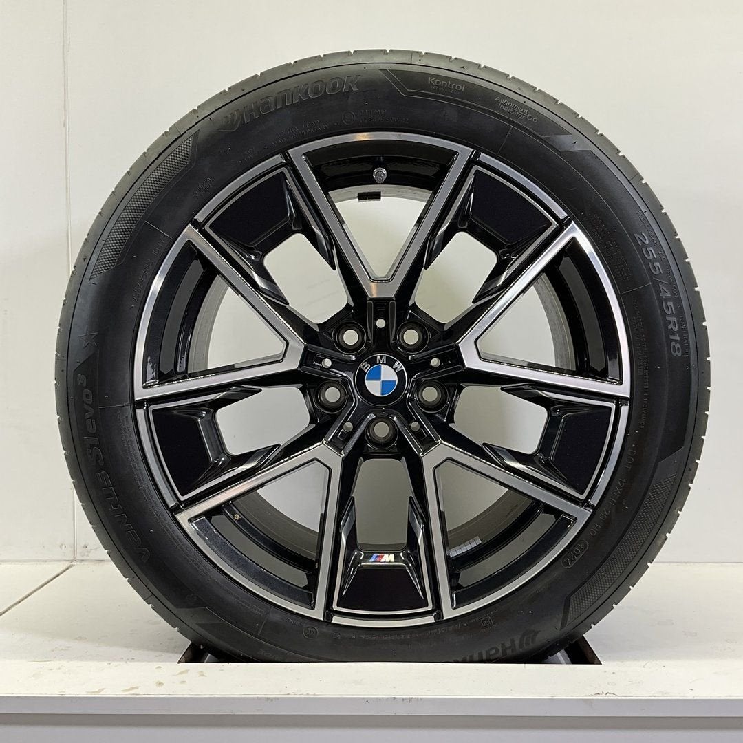 BMW 4 SERIE G26 I4 G26 SET VELGEN + ZOMERBANDEN 18 INCH ORIG, Auto-onderdelen, Banden en Velgen, 18 inch, -, -, Banden en Velgen
