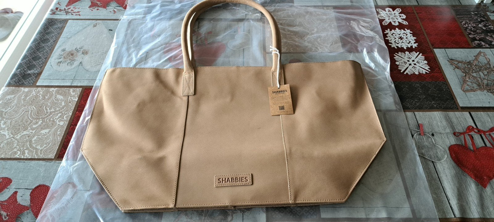 Handtas in leder Shabbies, Ophalen