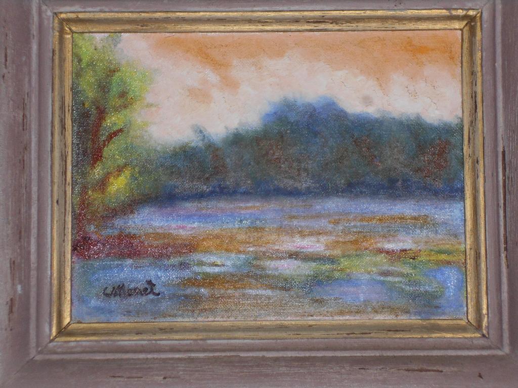 tableau de monet a 150 euros, Antiquités & Art, Art | Peinture | Moderne, Enlèvement
