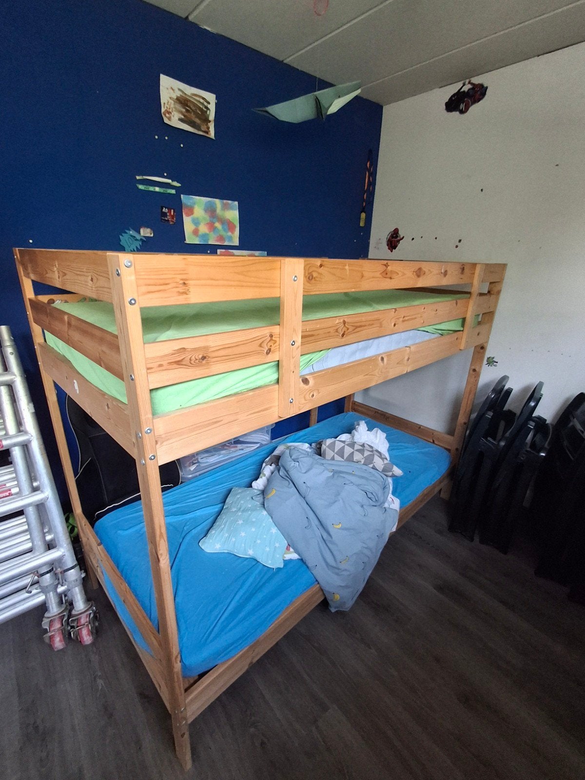 Stapelbed, Ophalen, Stapelbed