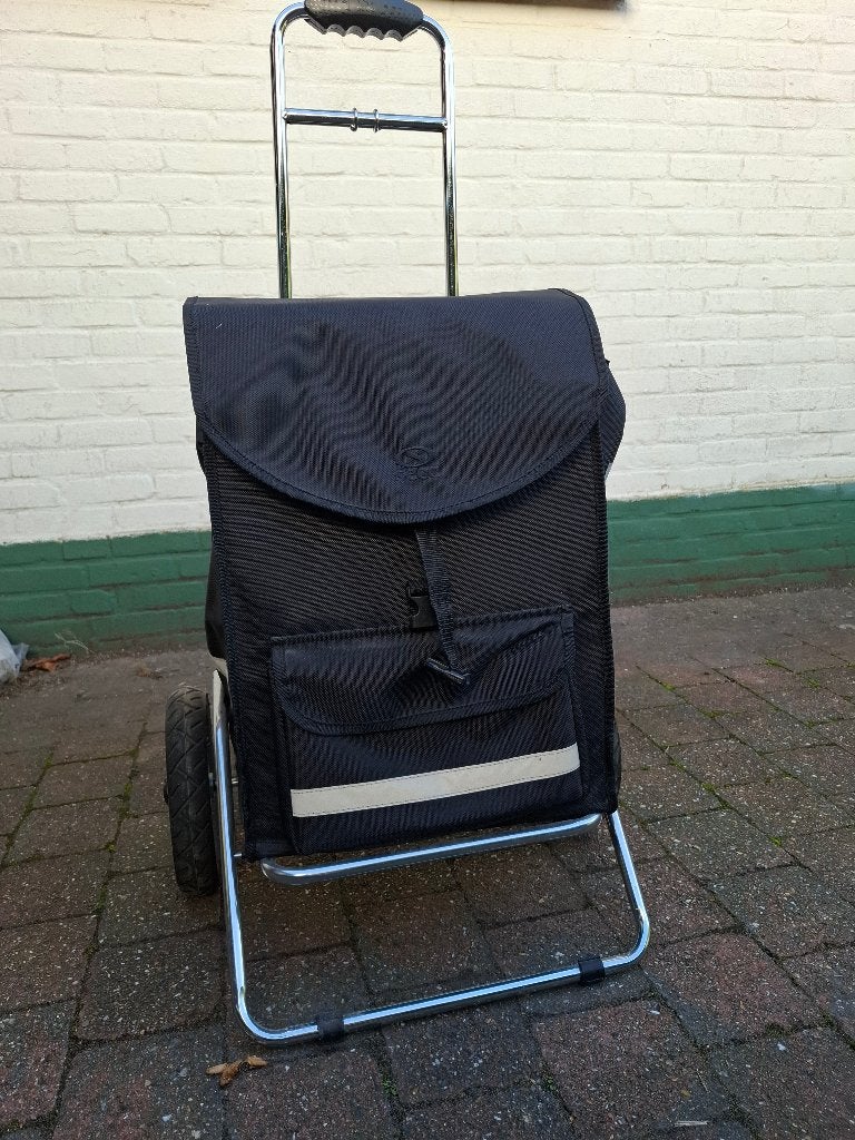 Secc boodschappentrolley shopping trolley, Ophalen, 30 cm of meer, Zwart, Zo goed als nieuw