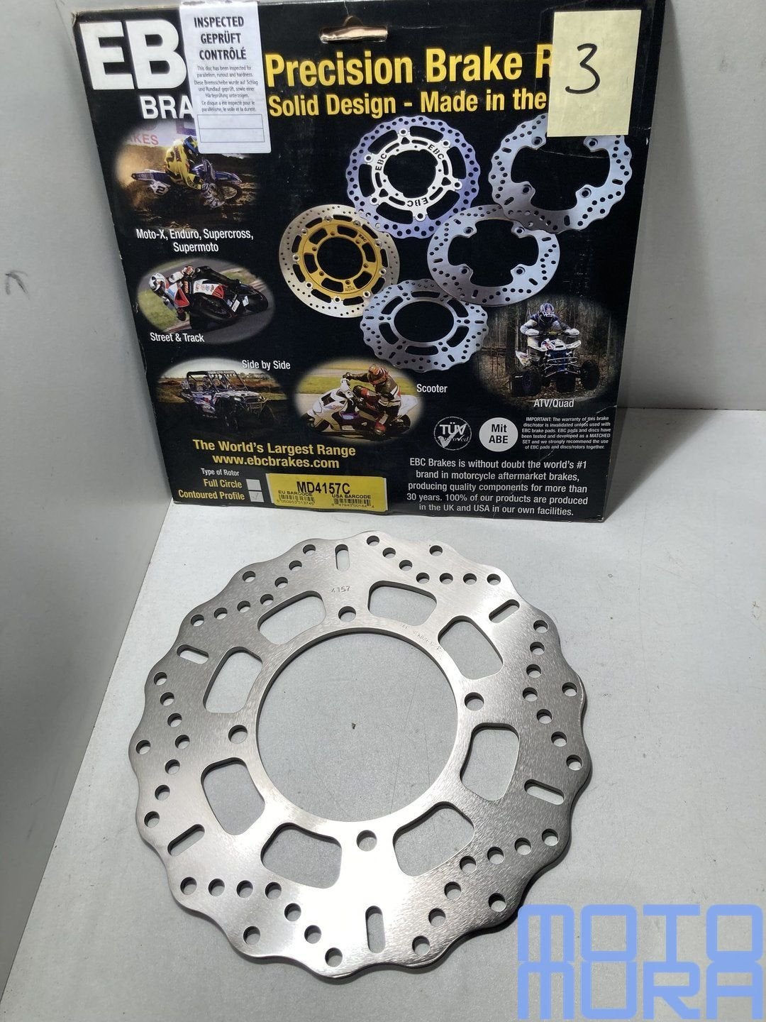 EBC MD4157 remschijf Kawasaki Z1000 Z800 Z750 2007 - 2016 ZX, -, -, Nieuw, Ophalen of Verzenden