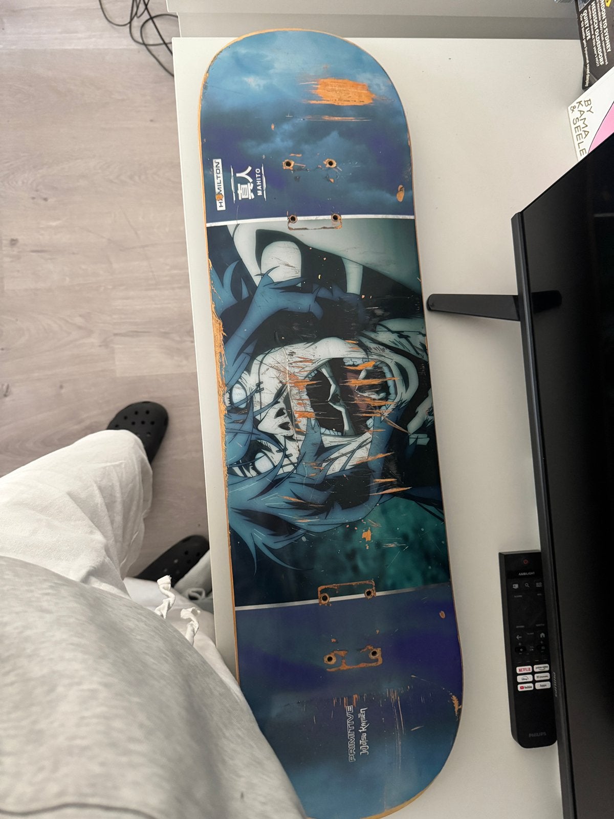 Primitive skateboard compleet (Bronson lagers), Sport en Fitness, Ophalen, Zo goed als nieuw, Skateboard