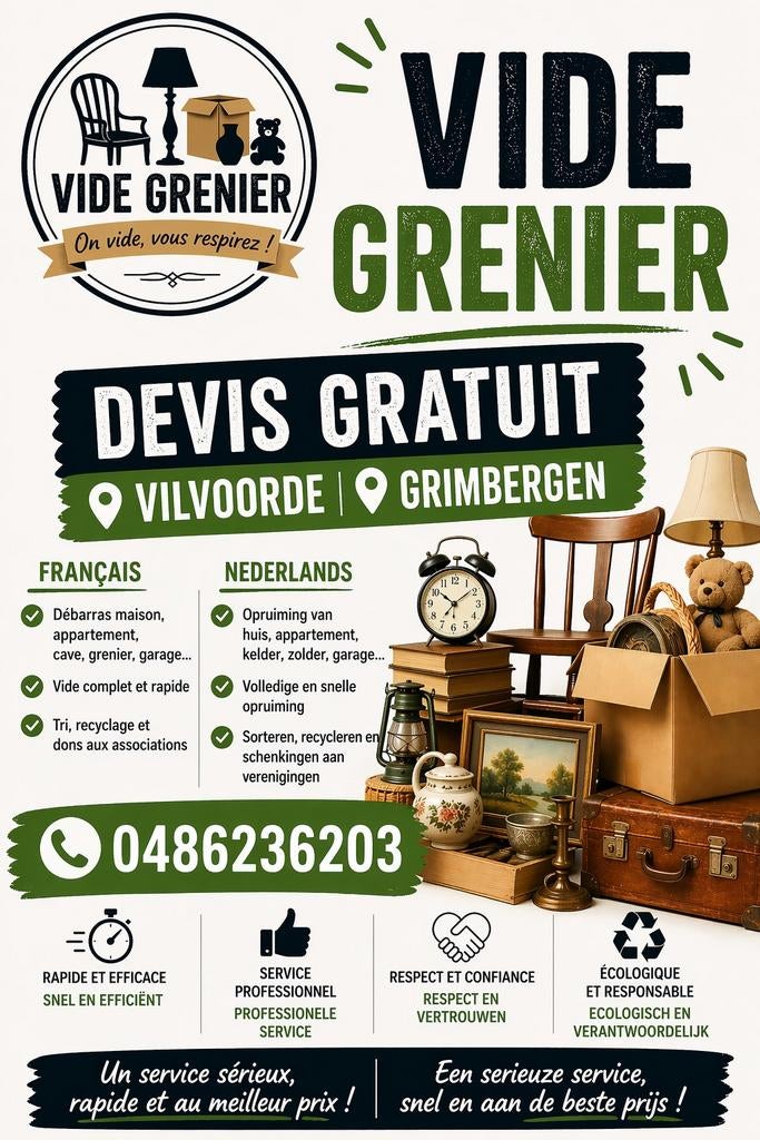 Vide grenier, Maison & Meubles, Enlèvement ou Envoi