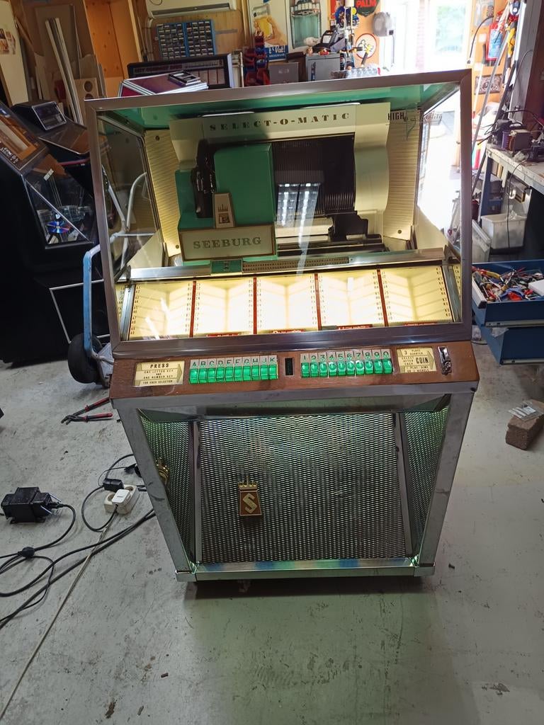 Goed spelende jukebox bouwjaar 1957, Ophalen of Verzenden, Seeburg