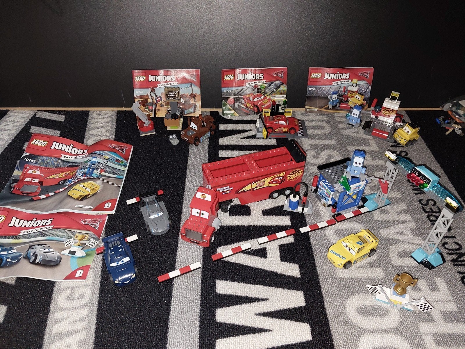 Lego Juniors Cars finale race, Ophalen, Compleet, Lego