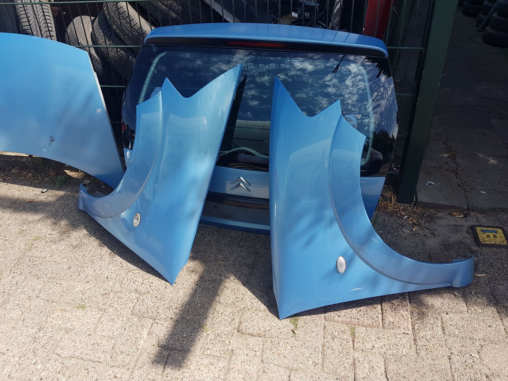 CITROËN C3 VOORSCHERMEN LINKS+RECHTS BJ 2002 TOT 2007, -, Garde-boue, Utilisé, -