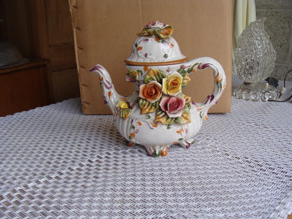 ancienne cafetière signée Bassano, mode Italie vintage, Antiquités & Art, Enlèvement ou Envoi
