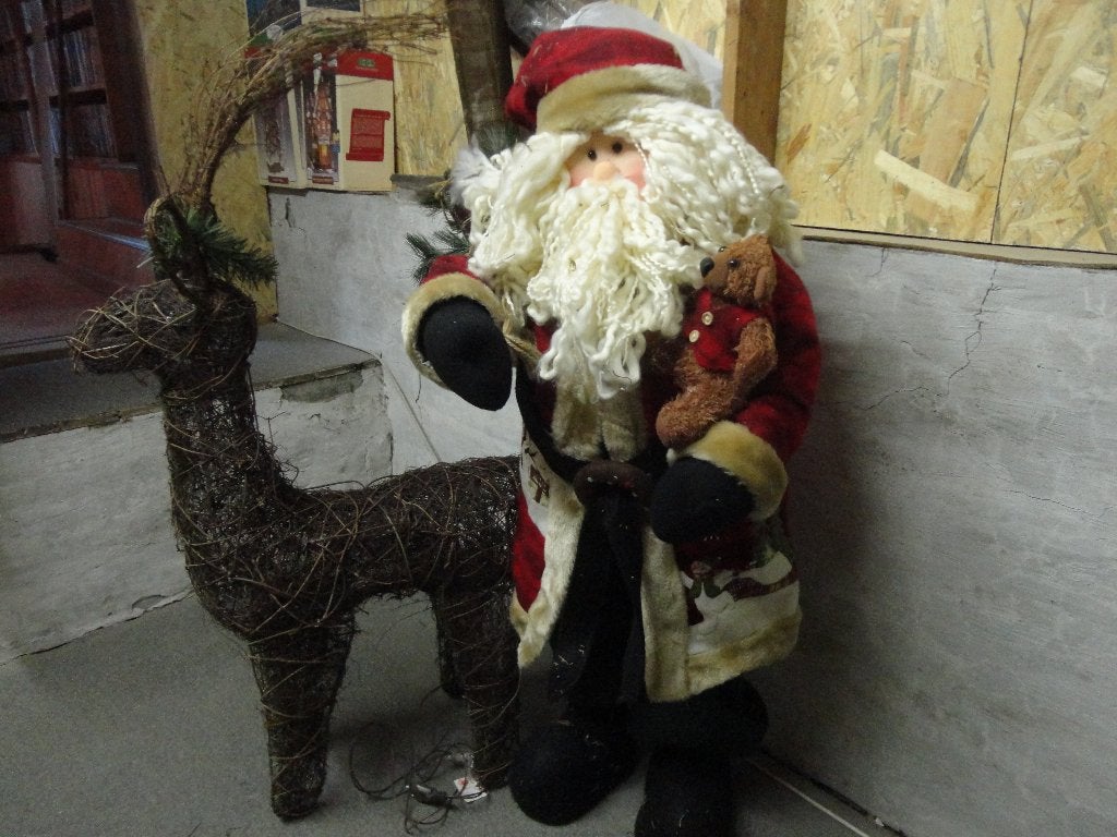 Kerstman en Rendier, Diversen, Ophalen, Gebruikt