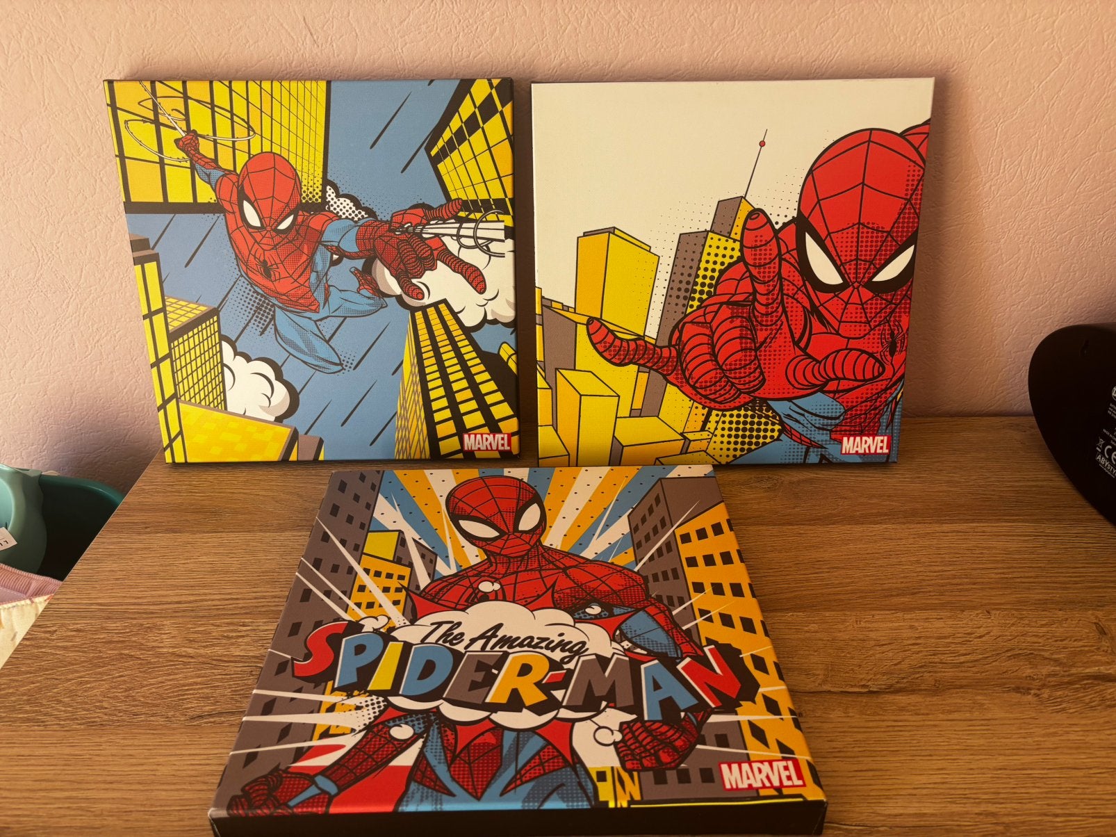 3 spiderman kaders, Ophalen of Verzenden