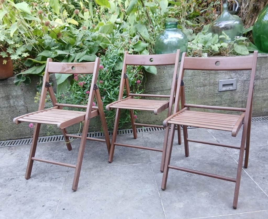 IKEA TERJE  plooistoelen  SET van 10 stuks, Huis en Inrichting, Ophalen, Hout