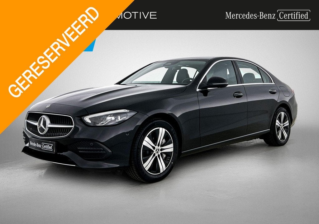 Mercedes-Benz C-klasse 300 e Break Luxury Line | Dodehoekass, Auto's, Mercedes-Benz, Automaat, 4 deurs, Zwart, 4 cilinders