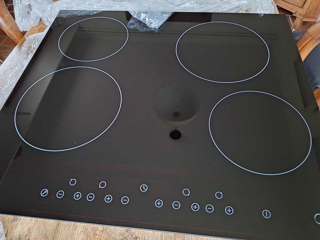 Taque vitrocéramique neuve, minuterie, Electroménager, Neuf, 4 zones de cuisson, Encastré, Enlèvement