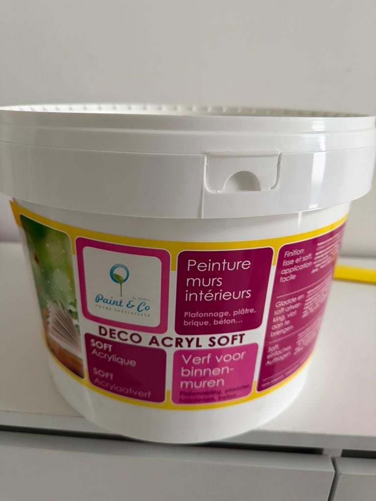 Peinture Dothée acryl soft couleur plume, Ophalen, Zo goed als nieuw, Verf