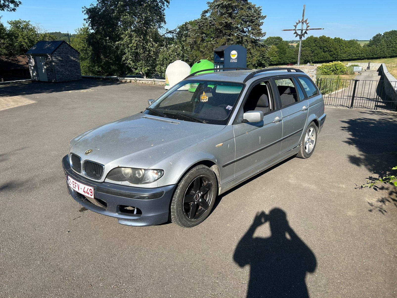 Bmw e46 320d 150, Autos, BMW, Particulier, Série 3, Diesel, Euro 3, Break, 5 portes, Boîte manuelle, Argent ou Gris, Enlèvement