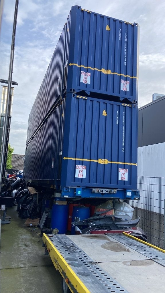 Container 45 ft  high Cube nieuw, Ophalen