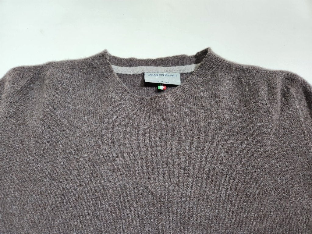 Jacob Cohën trui scheerwol, taupe, XXL (valt als M), Bruin, Maat 48/50 (M), Ophalen of Verzenden, Zo goed als nieuw