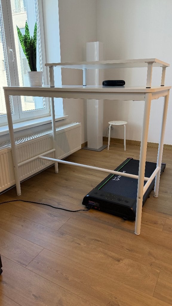 Hoge witte bartafel, Huis en Inrichting, Ophalen, Zo goed als nieuw