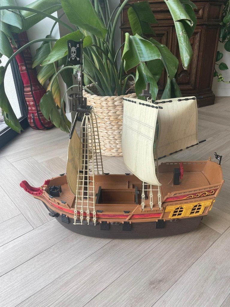 Piratenboot Playmobil, Kinderen en Baby's, Ophalen, Gebruikt, Complete set, Boot/Schip