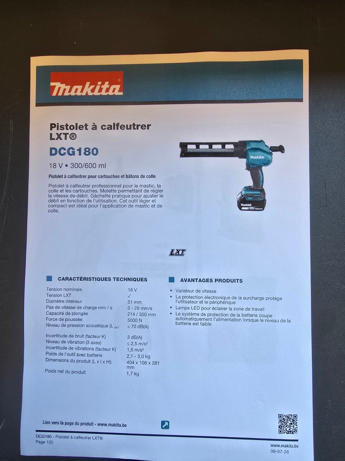 MAKITA 18V, Bricolage & Construction, Enlèvement, Makita