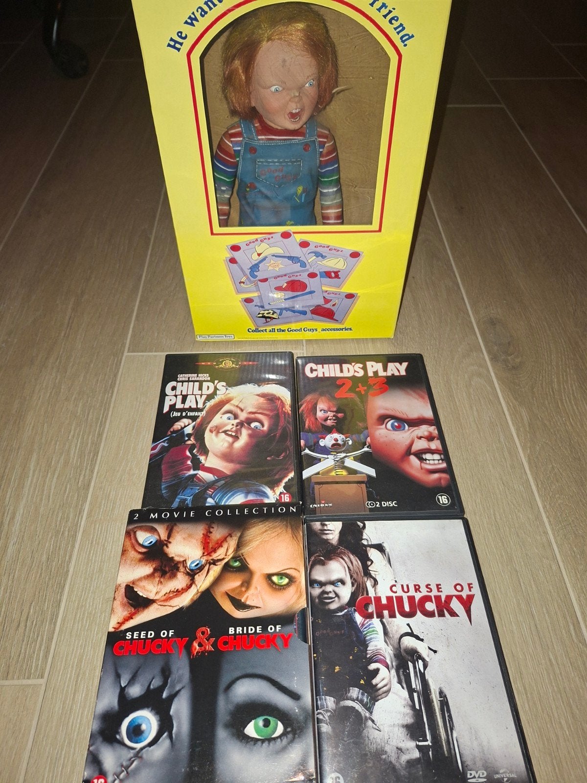 Chucky Pop Mezco Designer Series (Met Geluid & Doos) + 4 DVD, CD & DVD, DVD | Horreur, Anglais, Cult, Néerlandais, Comme neuf