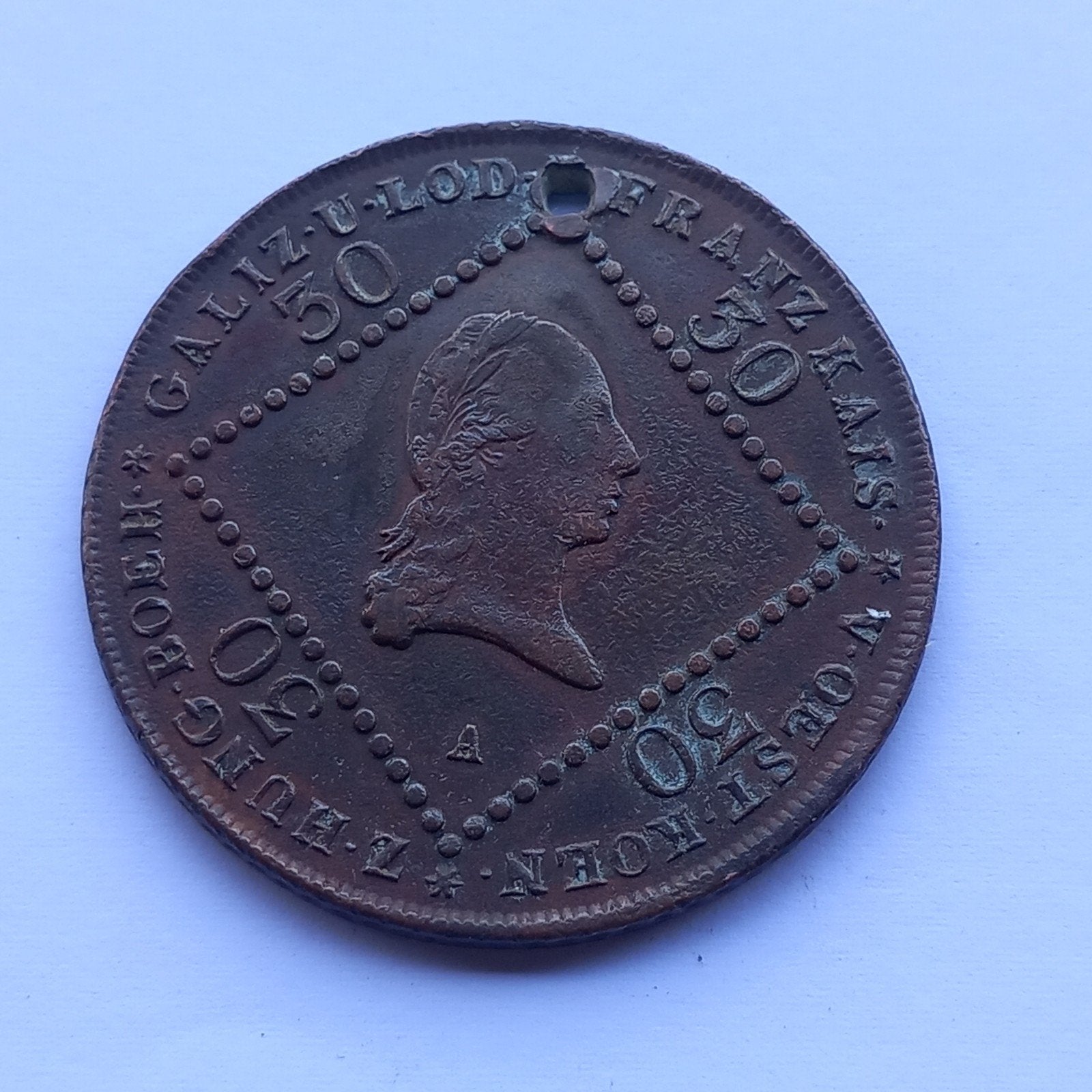Pièce de 30 Kreuzer 1807 A, Enlèvement ou Envoi