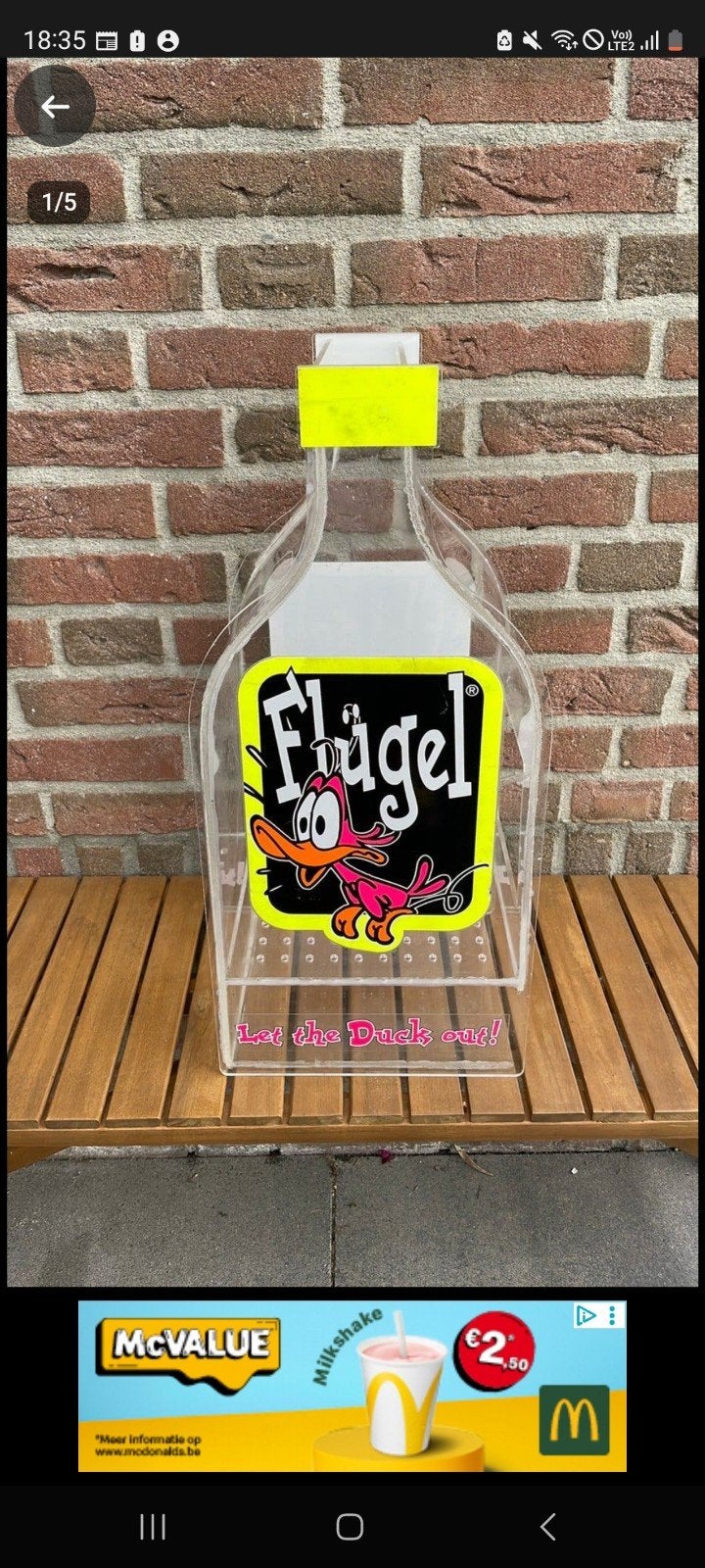 Leuke Flügel shot dispenser, Ophalen, Zo goed als nieuw