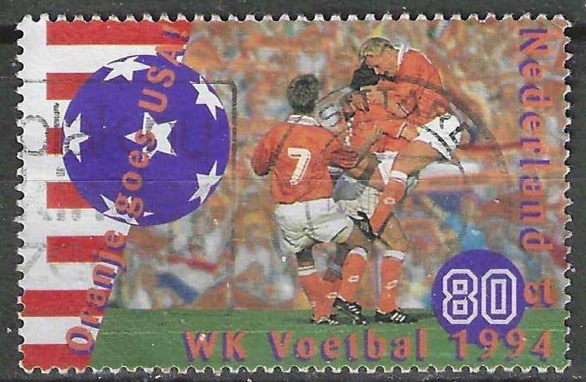 Pays-Bas 1994 - Yvert 1480 - Coupe du monde de football (ST), Envoi, Affranchi