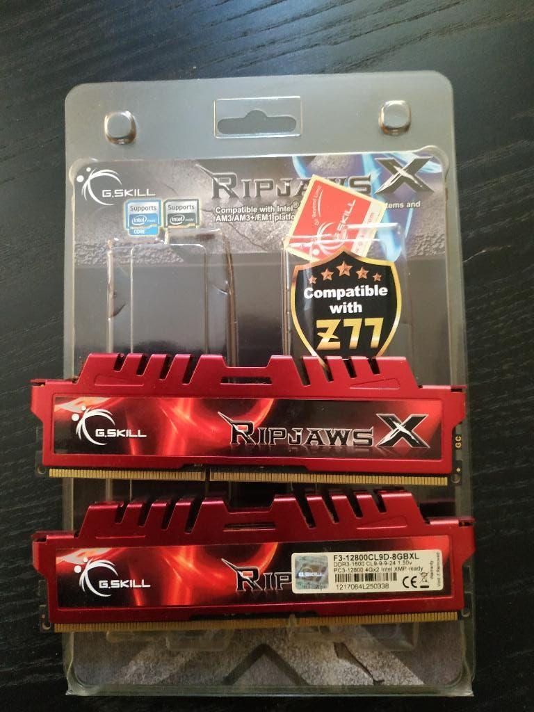 KIT DDR3-1600 GSKILL 2x4Go, Informatique & Logiciels, 8 GB, DDR3, Enlèvement, Utilisé