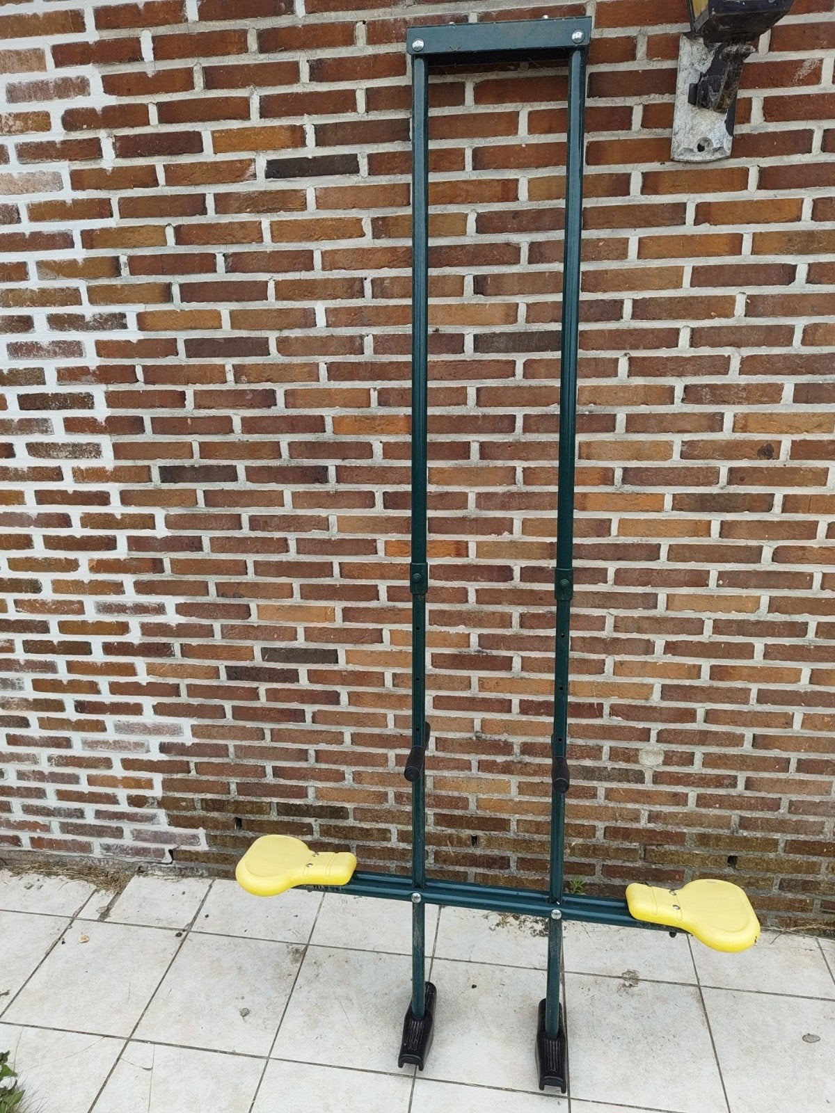 Duoschommel metaal, Ophalen, Gebruikt, Schommel