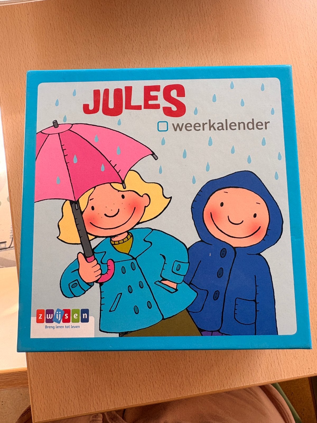 Weerkalender school Jules, Ophalen, Gebruikt