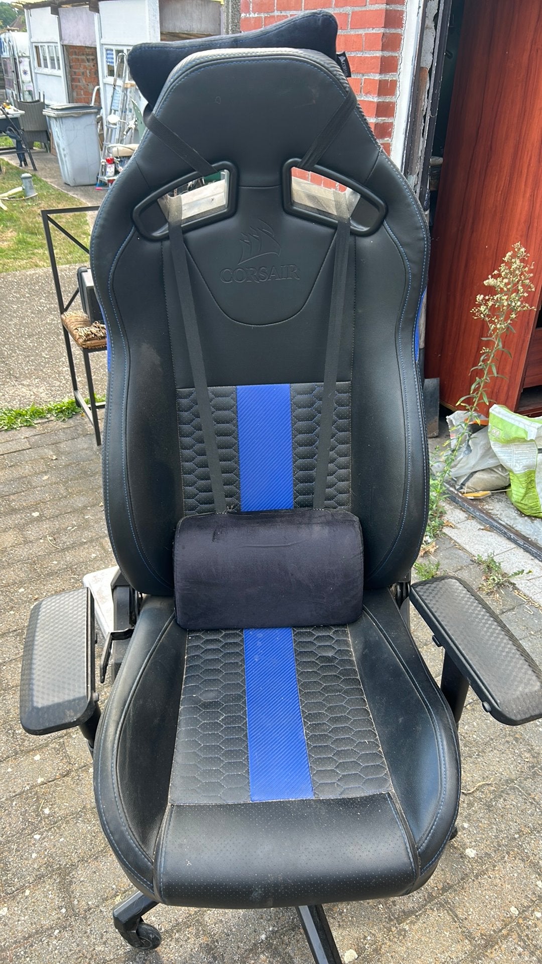 Gamingstoel corsair, Ophalen, Gebruikt, Zwart, Gaming bureaustoel