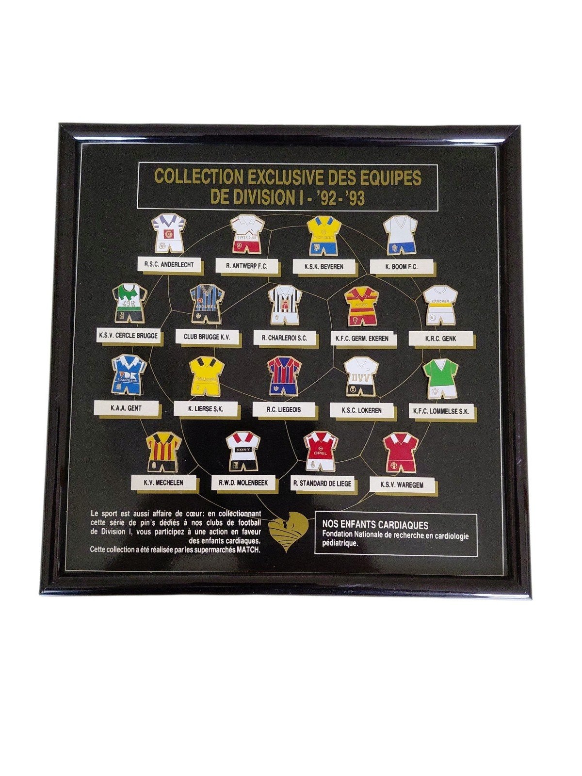 Cadre Pin’s Football Belge Division 1., Collections, Enlèvement ou Envoi