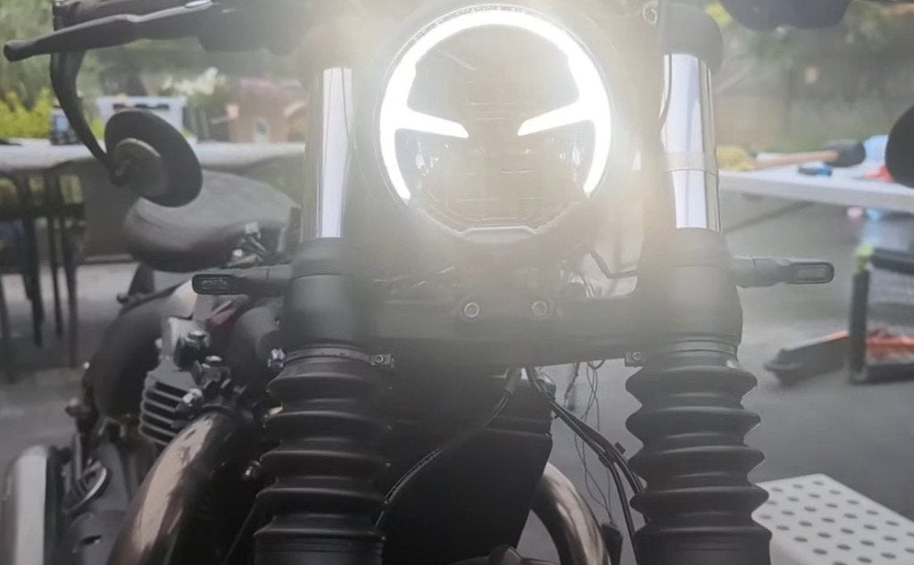 Triump Black bobber Knipperlichten, Motos, Pièces | Autre, Enlèvement ou Envoi, Utilisé