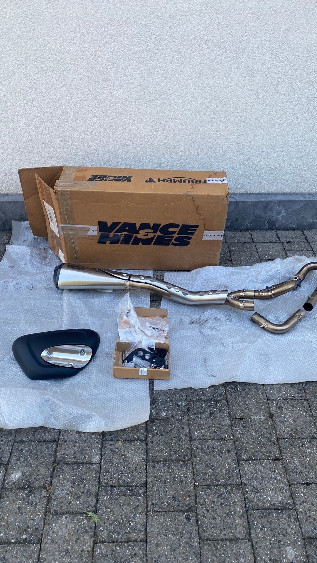 Complete Vance & hines uitlaat voor triumph, Motoren, Motoren | Triumph, Particulier, Nieuw