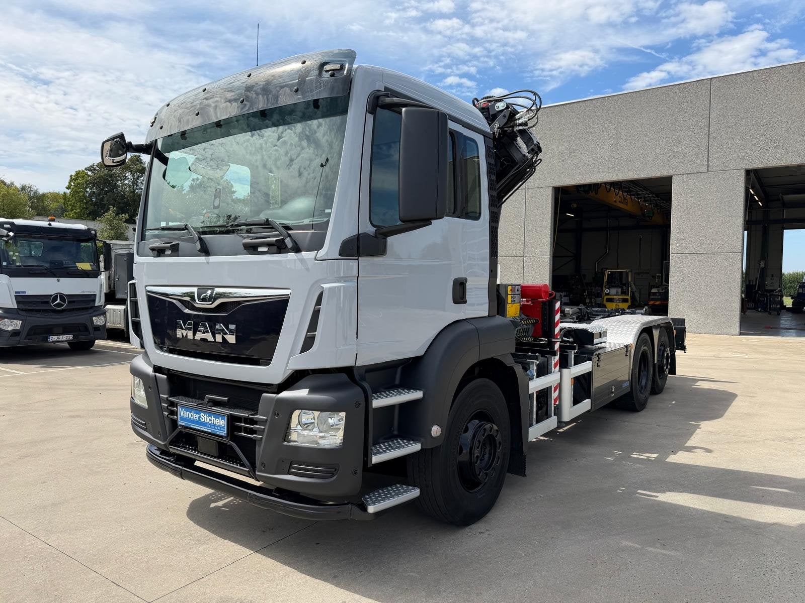 MAN TGS 26.420 - PALFINGER PK 18.502 SH-C - CONTAINERSYSTEEM, Automaat, Euro 6, MAN, Bedrijf