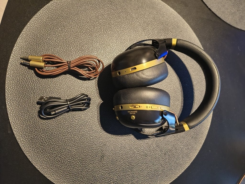 koptelefoon Vox VH-Q1, Draadloos, Zo goed als nieuw, Over-ear, Zwart
