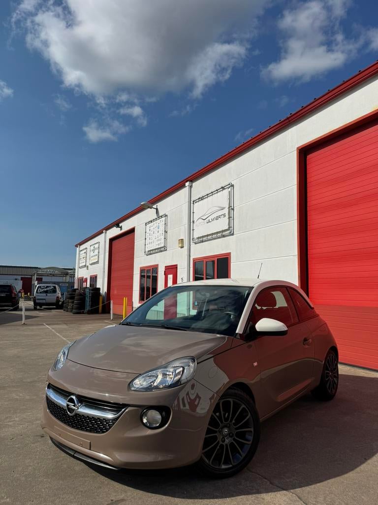 Opel adam glam 2015 airco/bluetooth/pdc, Auto's, 4 zetels, Parkeersensor, Bruin, 1229 cc