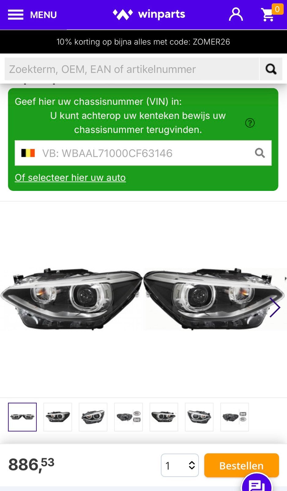Bmw 1 serie (f20) xenon koplampen links en rechts, Ophalen of Verzenden, Zo goed als nieuw