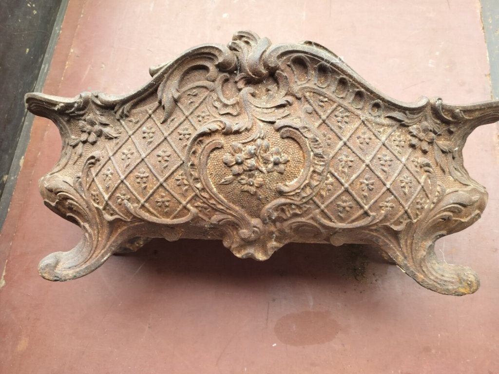 Antieke Franse Victoriaanse gietijzeren jardinière,, Antiek en Kunst, Ophalen