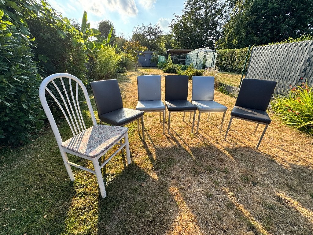 GRATIS - 6 Keukenstoelen, Huis en Inrichting, Stoelen, Gebruikt, Vijf, Zes of meer stoelen, Ophalen