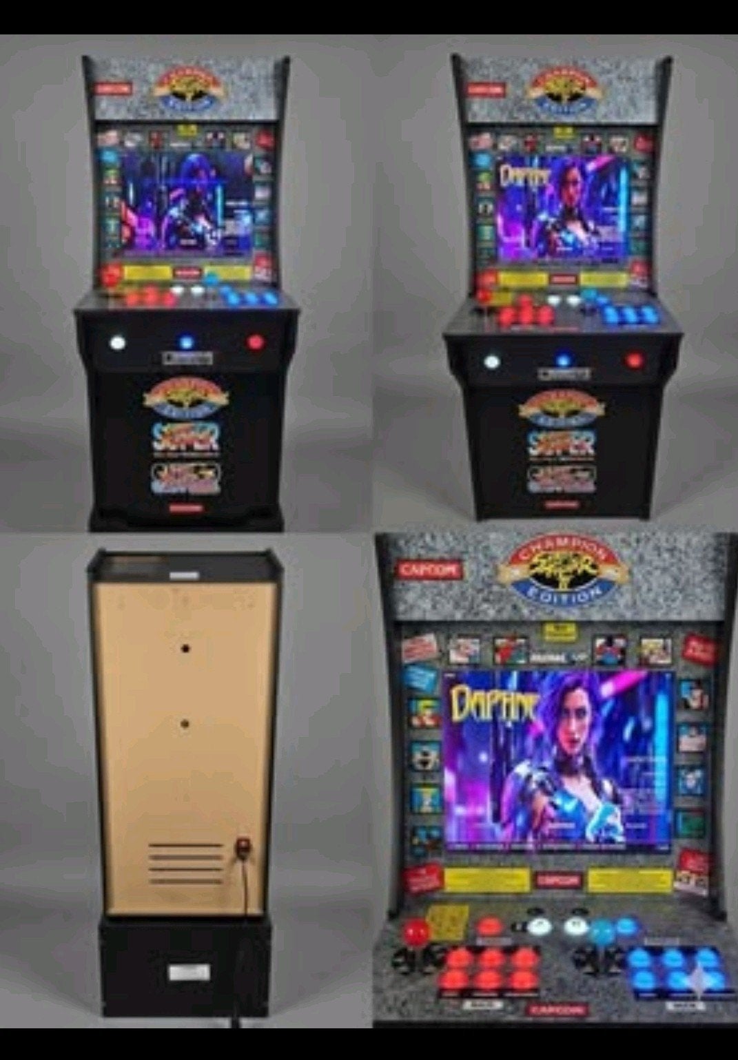 ️ BORNE D'ARCADE ARCADE1UP STREET FIGHTER II – ÉDITION MUL, Online, 2 joueurs, À partir de 7 ans, Comme neuf