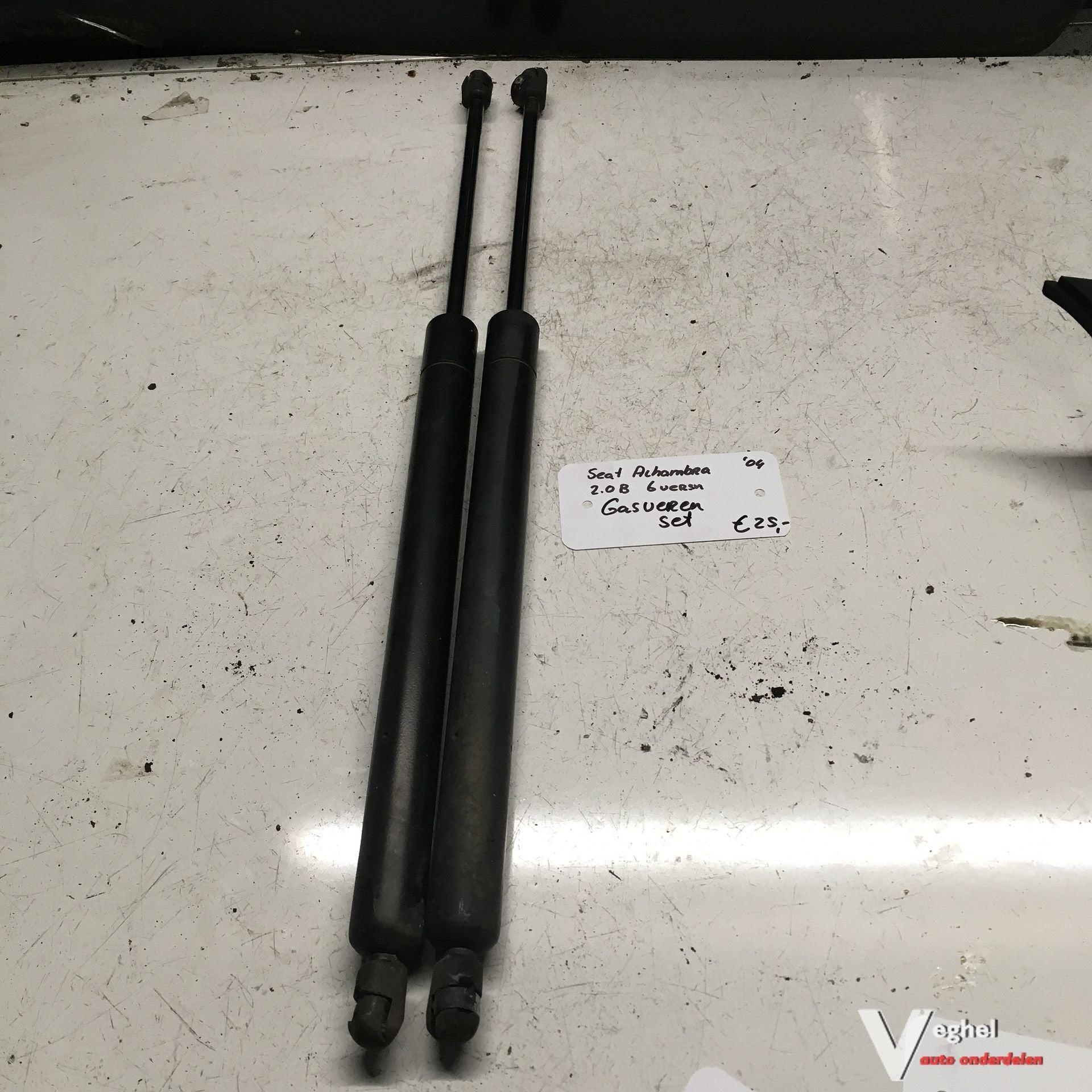 Seat Alhambra 2.0 B 6 Versnellingen 2004 Gasveren set achter, Gebruikt, -, -, Ophalen of Verzenden